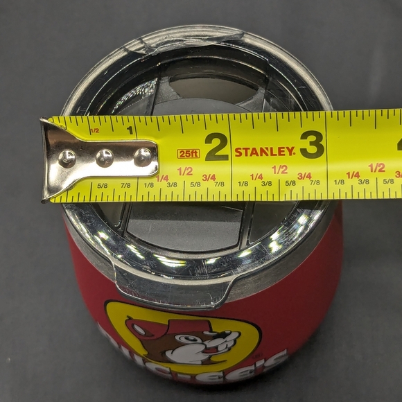 Buc-ee’s Small Wine Insulated Cup With Lid. - Picture 12 of 12